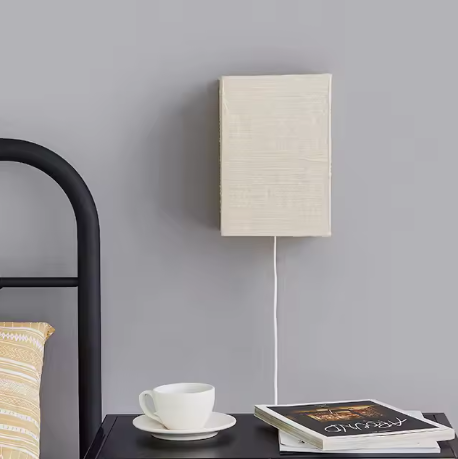 Papieren Wandlamp – Lichtgewicht E14 Sfeerverlichting voor Gang & Slaapkamer