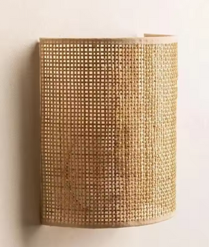 Rotan Wandlamp – Bohemian Sfeerverlichting voor Woon- & Slaapkamer