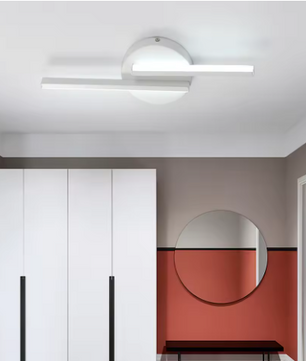 Moderne LED Wandlamp – 16W Aluminium, Koel Wit 6500K, 45 cm