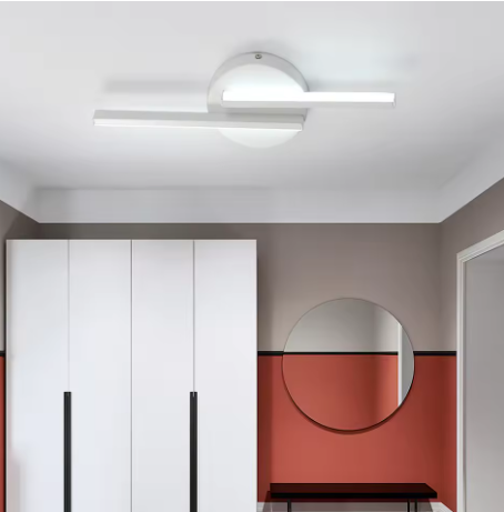 Moderne LED Wandlamp – 16W Aluminium, Koel Wit 6500K, 45 cm