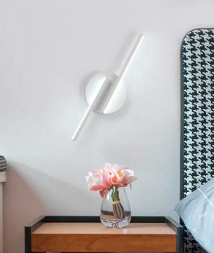 Moderne LED Wandlamp – 16W Aluminium, Koel Wit 6500K, 45 cm