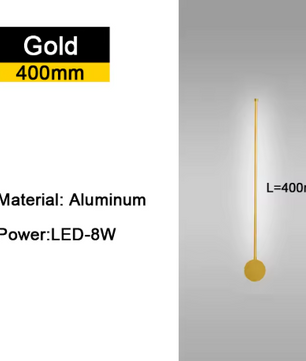 350 ° Rotatie LED Wandlamp voor Woonkamer Moderne Lange Wandlampen Voor Thuis Slaapkamer Trappen Woonkamer Bank Achtergrondverlichting Decoratie Lamp 110-220V