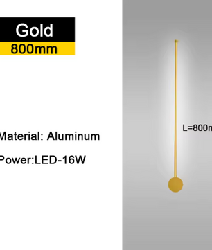 350 ° Rotatie LED Wandlamp voor Woonkamer Moderne Lange Wandlampen Voor Thuis Slaapkamer Trappen Woonkamer Bank Achtergrondverlichting Decoratie Lamp 110-220V