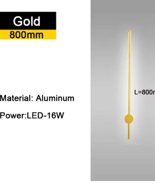 350 ° Rotatie LED Wandlamp voor Woonkamer Moderne Lange Wandlampen Voor Thuis Slaapkamer Trappen Woonkamer Bank Achtergrondverlichting Decoratie Lamp 110-220V