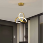 Glanzende LED Hanglamp – Moderne Plafondlamp met 3 Lichtkleuren, Acryl & Metaal