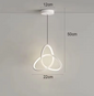 Glanzende LED Hanglamp – Moderne Plafondlamp met 3 Lichtkleuren, Acryl & Metaal