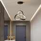 Glanzende LED Hanglamp – Moderne Plafondlamp met 3 Lichtkleuren, Acryl & Metaal