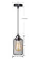 Zwarte Vintage Kooi Hanglamp – Industriële E27 Plafondlamp voor Café, Bar & Woonkamer