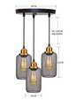 Zwarte Vintage Kooi Hanglamp – Industriële E27 Plafondlamp voor Café, Bar & Woonkamer