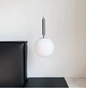 Moderne Glazen Bol Hanglamp – LED Armatuur met Aluminium & Glas, Stijlvol en Sfeervol