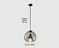 Nordic Glazen Hanglamp – Rokerig Grijs Design voor Keuken & Woonkamer
