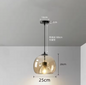 Nordic Glazen Hanglamp – Rokerig Grijs Design voor Keuken & Woonkamer