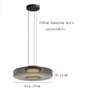 Luxe LED Glazen Hanglamp – Verstelbare Kroonluchter voor Woonkamer, Eetkamer & Keuken