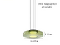 Luxe LED Glazen Hanglamp – Verstelbare Kroonluchter voor Woonkamer, Eetkamer & Keuken