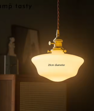 Japanse Glas Hanglamp – Minimalistisch LED Design, Scandinavisch en Sfeervol