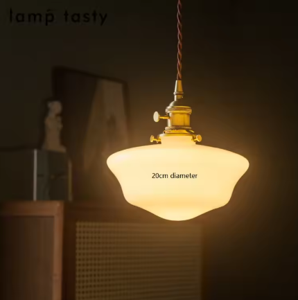 Japanse Glas Hanglamp – Minimalistisch LED Design, Scandinavisch en Sfeervol