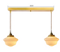 Japanse Glas Hanglamp – Minimalistisch LED Design, Scandinavisch en Sfeervol