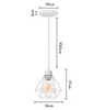 Vintage Industriële Hanglamp – Smeedijzeren Diamant Design, Modern en Stijlvol