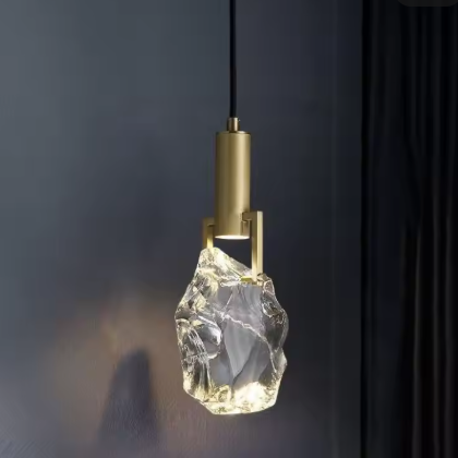 Moderne Kristallen Hanglamp – Luxe Messing & LED Verlichting, Elegant en Sfeervol