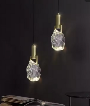Moderne Kristallen Hanglamp – Luxe Messing & LED Verlichting, Elegant en Sfeervol