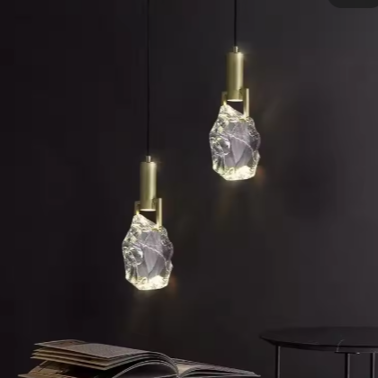 Moderne Kristallen Hanglamp – Luxe Messing & LED Verlichting, Elegant en Sfeervol