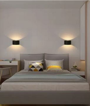 Ronde LED Wandlamp 6W – Moderne Aluminium Sfeerverlichting voor Woon- & Slaapkamer