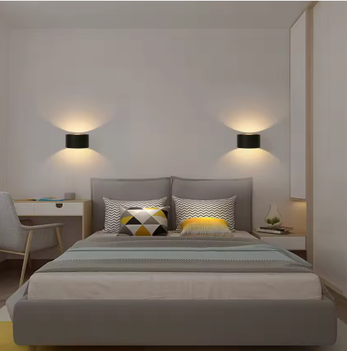 Ronde LED Wandlamp 6W – Moderne Aluminium Sfeerverlichting voor Woon- & Slaapkamer