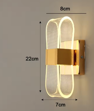 Nordic Luxe LED Wandlamp – Modern Aluminium Bed- & Sfeerverlichting