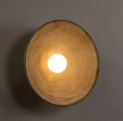 Creatieve Retro Ronde Wandlamp – Decoratieve LED Verlichting voor Restaurant & Slaapkamer