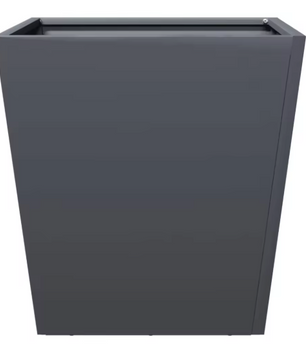 Vierkante Stalen Tuinbloempot – 50 × 50 × 50 cm, Duurzaam Geoxideerd Staal