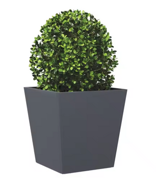 Vierkante Stalen Tuinbloempot – 50 × 50 × 50 cm, Duurzaam Geoxideerd Staal