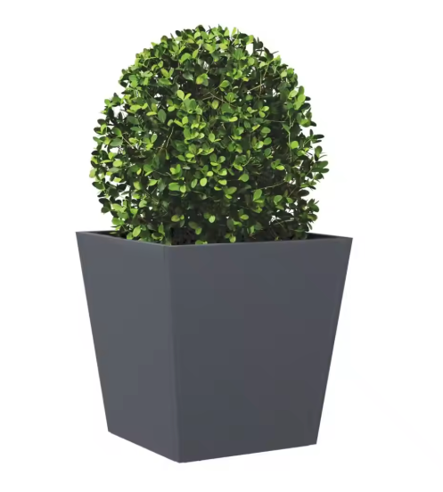 Vierkante Stalen Tuinbloempot – 50 × 50 × 50 cm, Duurzaam Geoxideerd Staal
