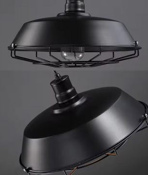 Industriële Retro Hanglamp – Vintage IJzeren Plafondlamp, E27 Fitting