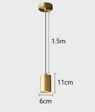Nordic Minimalistische LED Hanglamp – Moderne IJzeren Plafondlamp voor Woonkamer & Slaapkamer