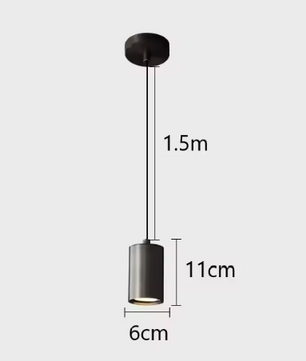 Nordic Minimalistische LED Hanglamp – Moderne IJzeren Plafondlamp voor Woonkamer & Slaapkamer