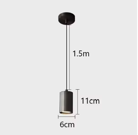 Nordic Minimalistische LED Hanglamp – Moderne IJzeren Plafondlamp voor Woonkamer & Slaapkamer