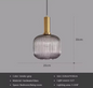 Glazen LED Hanglamp – Retro Luxe Design voor Keuken & Woonkamer