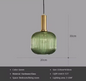 Glazen LED Hanglamp – Retro Luxe Design voor Keuken & Woonkamer