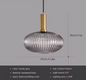 Glazen LED Hanglamp – Retro Luxe Design voor Keuken & Woonkamer