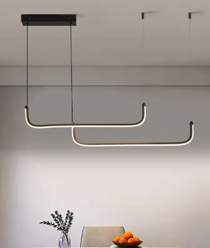 Moderne LED Kroonluchter – Aluminium Hanglamp voor Woonkamer, Eetkamer & Slaapkamer
