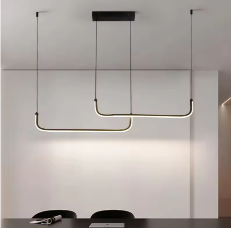 Moderne LED Kroonluchter – Aluminium Hanglamp voor Woonkamer, Eetkamer & Slaapkamer