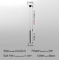 Moderne LED Hanglamp – Zwart/Wit Design voor Woonkamer, Eetkamer & Loft