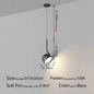 Moderne LED Hanglamp Zwart/Wit – Minimalistische Design Pendellamp met 3 Lichtkleuren via Wandschakelaar – LED Hanglamp voor Woonkamer, Eetkamer, Loft & Slaapkamer