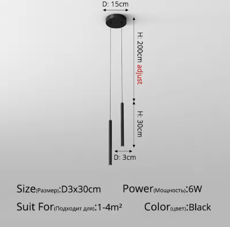 Moderne LED Hanglamp – Zwart/Wit Design voor Woonkamer, Eetkamer & Loft