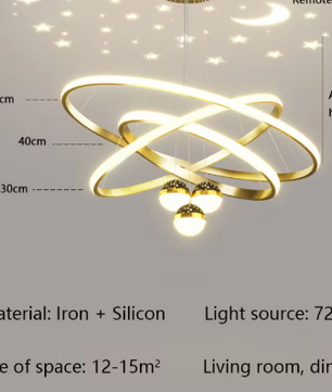Moderne LED Kroonluchter – Luxe Cirkel Hanglamp voor Woonkamer & Eettafel