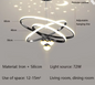 Moderne LED Kroonluchter – Luxe Cirkel Hanglamp voor Woonkamer & Eettafel