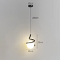 Nordic Glazen Hanglamp – Moderne LED Binnenverlichting, 3 Lichtkleuren