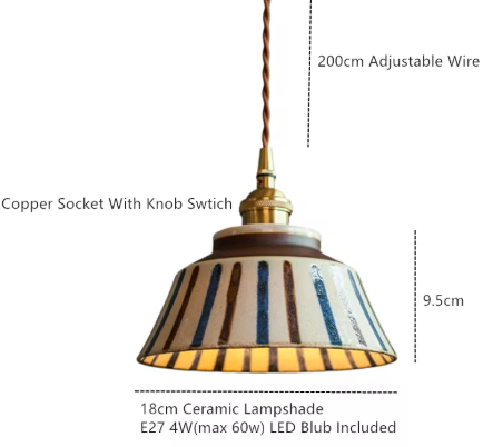 Nordic Keramische LED Hanglamp – Modern & Stijlvol Ontwerp, E27 Fitting