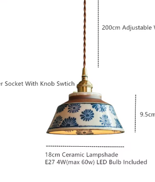 Nordic Keramische LED Hanglamp – Modern & Stijlvol Ontwerp, E27 Fitting