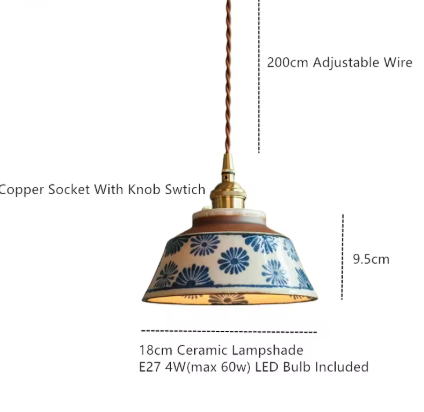 Nordic Keramische LED Hanglamp – Modern & Stijlvol Ontwerp, E27 Fitting